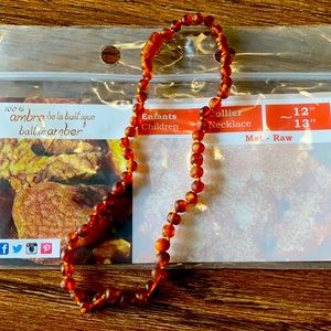 100% Baltic Amber Raw Cognac 12-13”